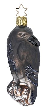 Aldrin the Raven<br>Inge-glas Ornament